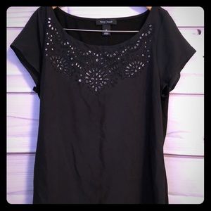 WHBM Cap Sleeve Shirt